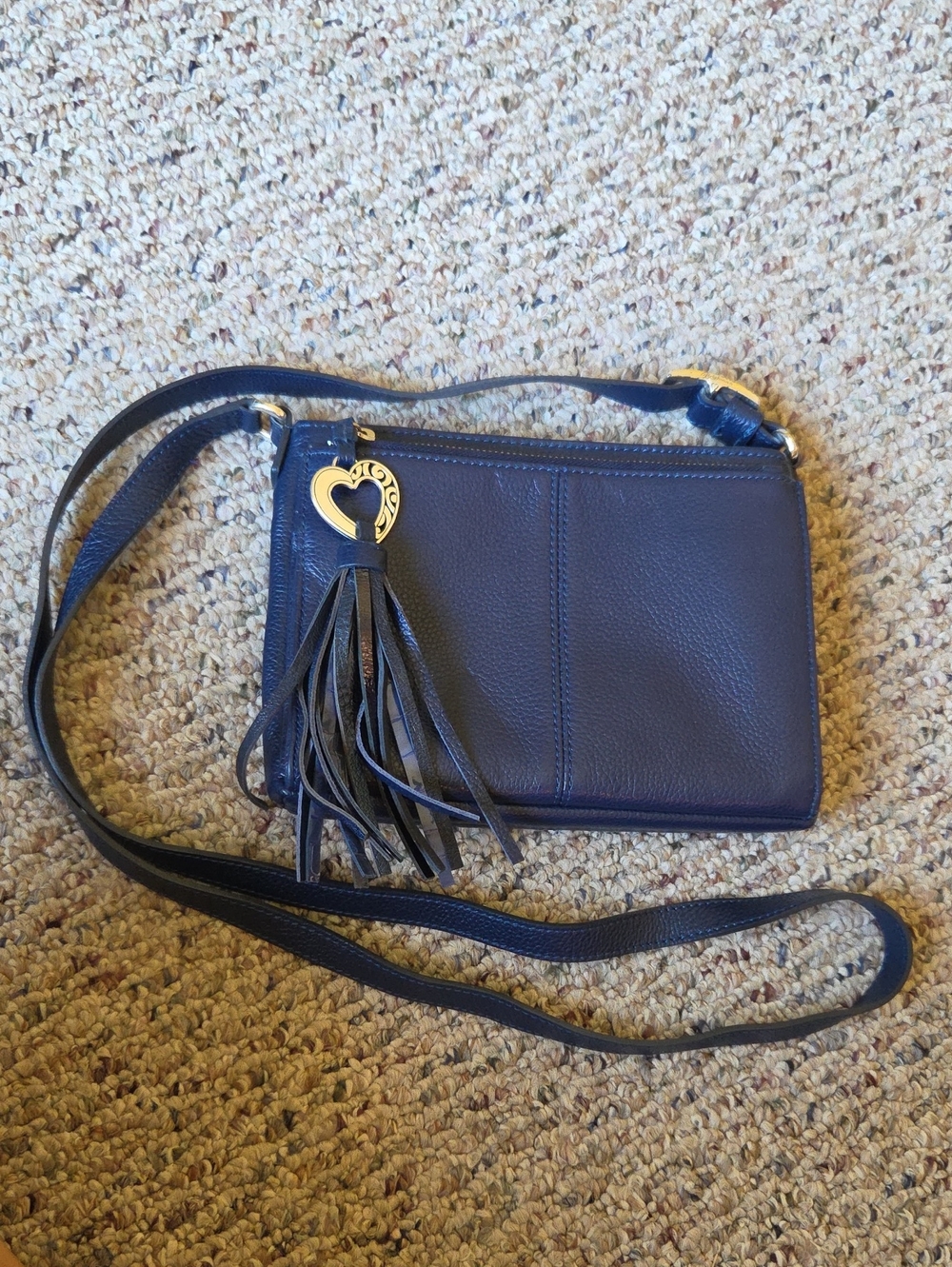Brighton Leather Crossbody Or Shoulder Bag